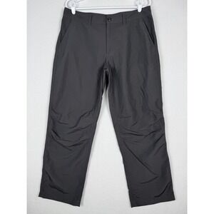 Eddie Bauer Travex Mens 34x30 Hiking Pants Dark Gray Articulated Knee